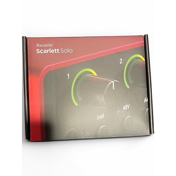 Used Focusrite Scarlett Solo Audio Interface