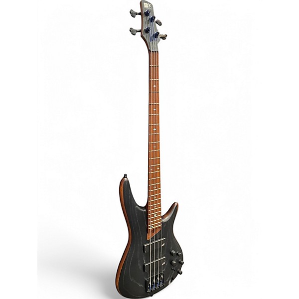 Used Ibanez SR670 Trans Black Electric Bass Guitar