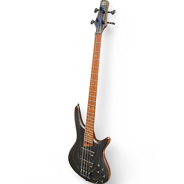 Used Ibanez SR670 Trans Black Electric Bass Guitar