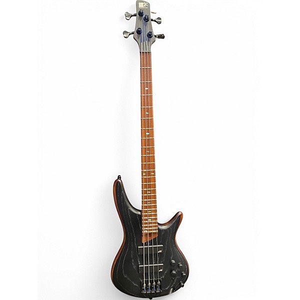 Used Ibanez SR670 Trans Black Electric Bass Guitar