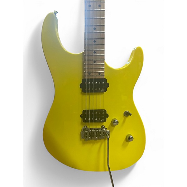 Used Vintage V6M24 YELLOW Solid Body Electric Guitar