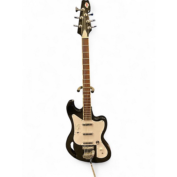 Used Eastwood TB64 Black Electric Bass Guitar