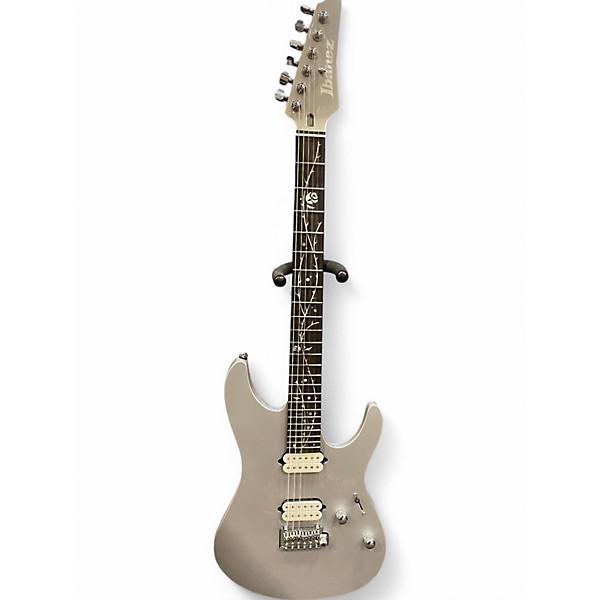 Used 2020s Ibanez TOD10 Silver Solid Body Electric Guitar