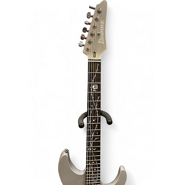 Used 2020s Ibanez TOD10 Silver Solid Body Electric Guitar