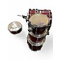 Used Pearl 5 Piece Export Wine Red Drum Kit