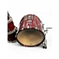 Used Pearl 5 Piece Export Wine Red Drum Kit