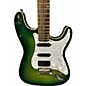 Used Firefly FFST Pure Series Transparent Green and Blue Solid Body Electric Guitar