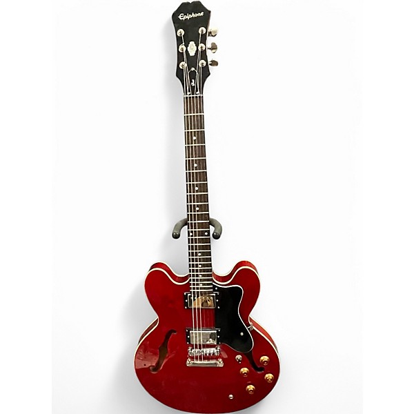 Used Epiphone es335 dot Cherry Hollow Body Electric Guitar