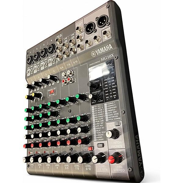 Used Yamaha MG10X 10 Channel Mixer with Effects Unpowered Mixer