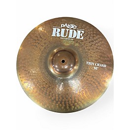 Used Paiste 16in Rude Thin Crash Cymbal