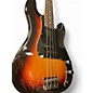 Used Fender Player Precision Bass 2 Tone Sunburst Electric Bass Guitar thumbnail
