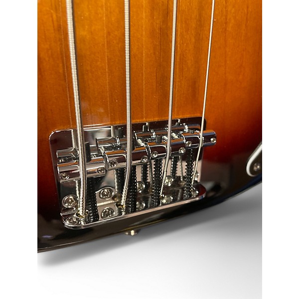 Used Fender Player Precision Bass 2 Tone Sunburst Electric Bass Guitar