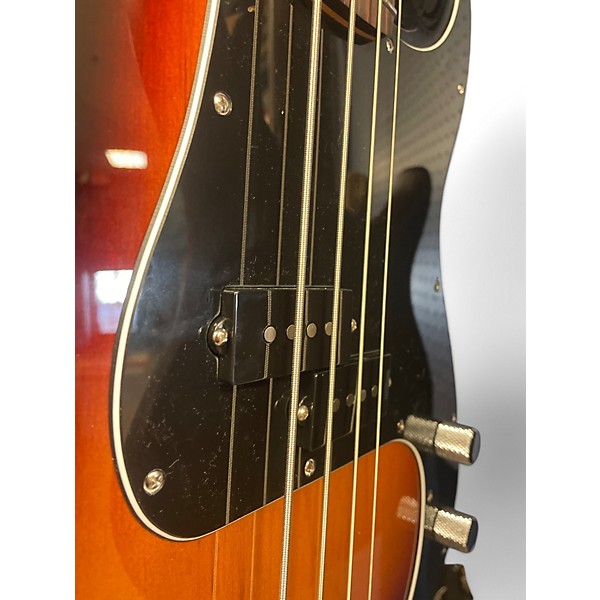 Used Fender Player Precision Bass 2 Tone Sunburst Electric Bass Guitar