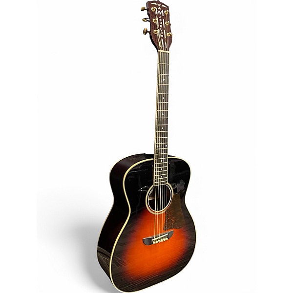 Used Washburn Warren Hayes Signature WSD5240 Sunburst Acoustic Electric Guitar