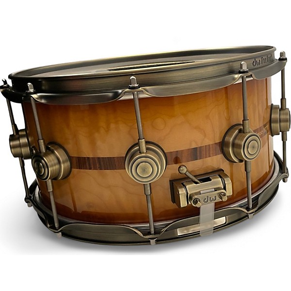 Used DW 14X6.5 50th Anniversary Snare Persimmon-Spruce Drum