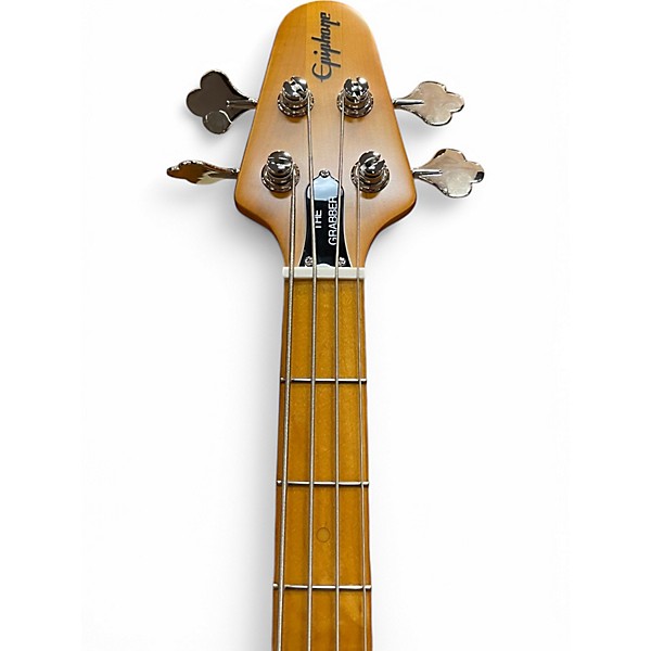 Used Epiphone THE GRABBER Black Electric Bass Guitar