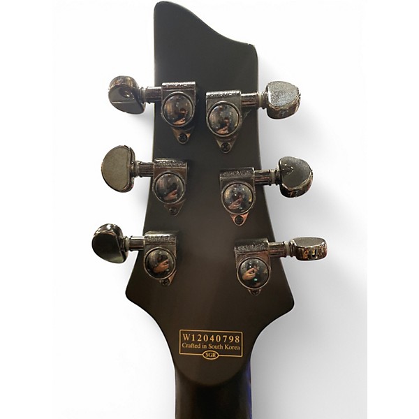 Used Schecter Guitar Research Blackjack SLS C1 Black Solid Body Electric Guitar