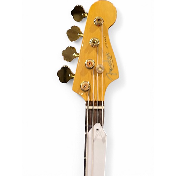 Used Fender 75th Anniversary Commemorative American Jazz Bass 2 Color Bourbon Burst Electric Bass Guitar