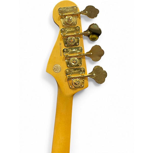 Used Fender 75th Anniversary Commemorative American Jazz Bass 2 Color Bourbon Burst Electric Bass Guitar