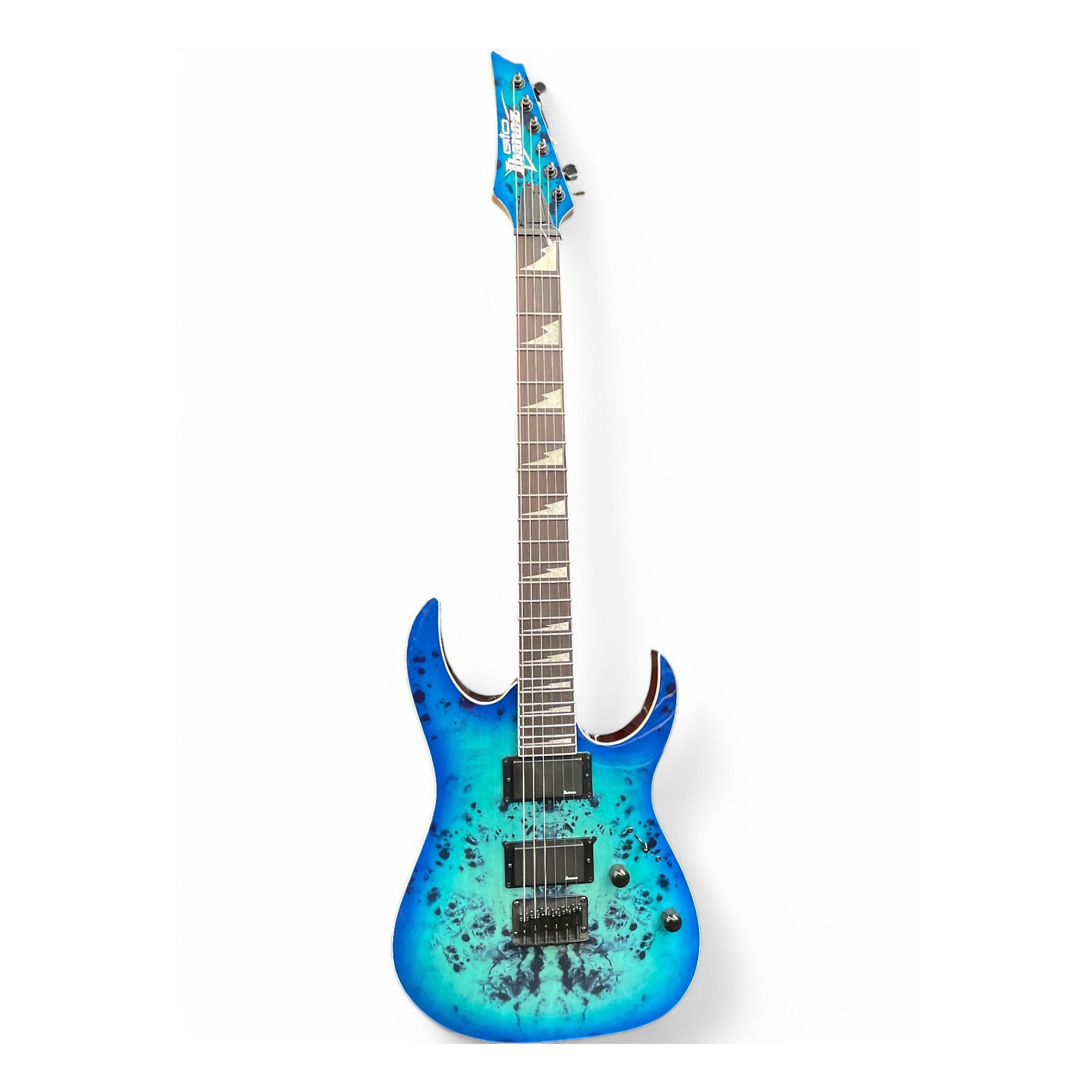 Used Ibanez Used Ibanez GRGR221PA AQUA BURST Solid Body