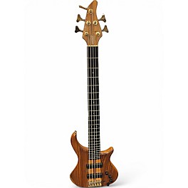 Used Pedulla etb5 thunder bass Natural Electric Bass Guitar
