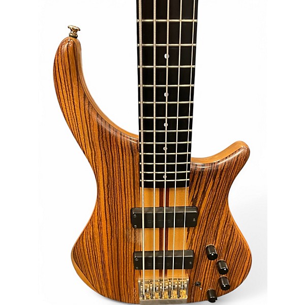 Used Pedulla etb5 thunder bass Natural Electric Bass Guitar