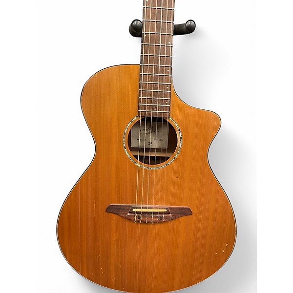Used Breedlove AN250/CR Natural Classical Acoustic Electric Guitar