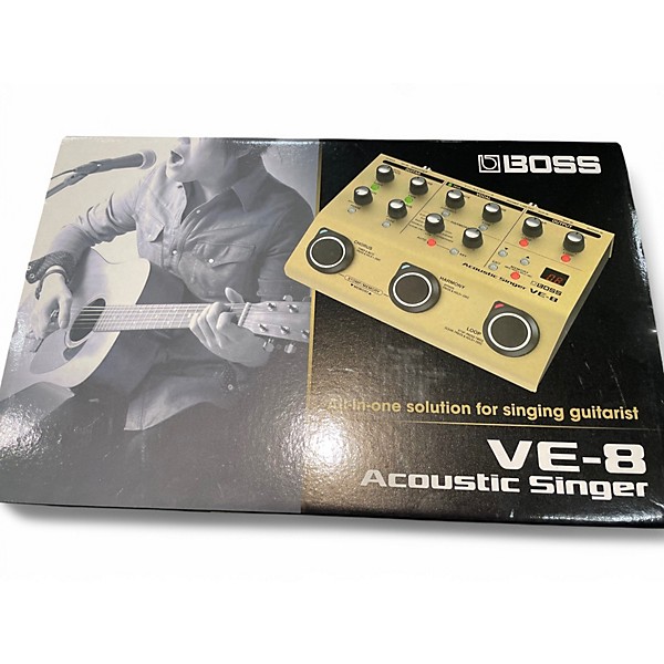 Used BOSS VE8 Acoustic Singer Effect Processor