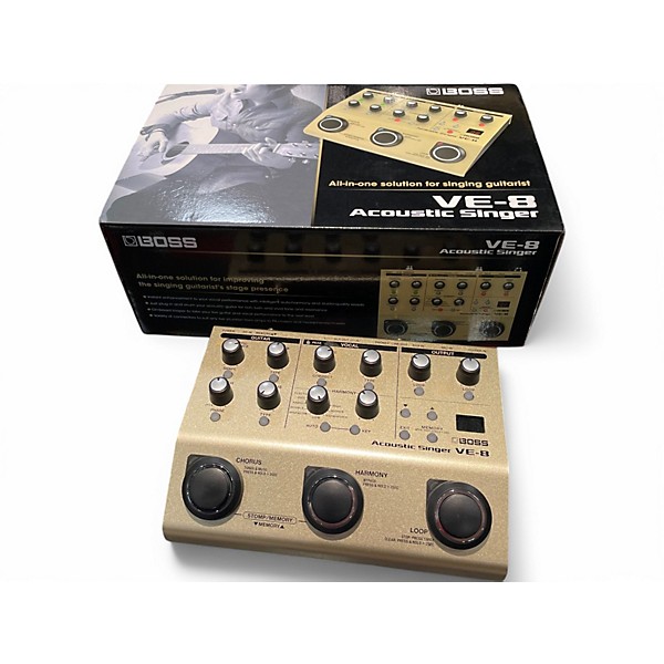 Used BOSS VE8 Acoustic Singer Effect Processor