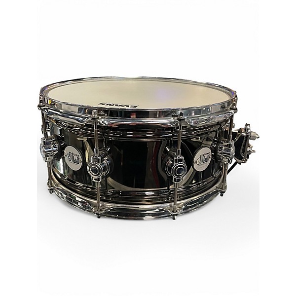 Used DW 14X6.5 Design Series Nickel Over Brass Black Nickel Drum