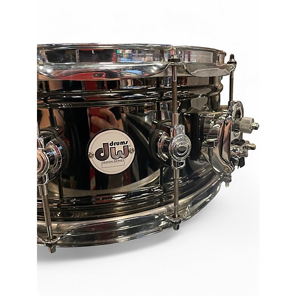 Used DW 14X6.5 Design Series Nickel Over Brass Black Nickel Drum