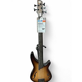 Used Ibanez SRH505F Tobacco Sunburst Electric Bass Guitar