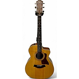 Used Taylor 214CE Natural Acoustic Electric Guitar