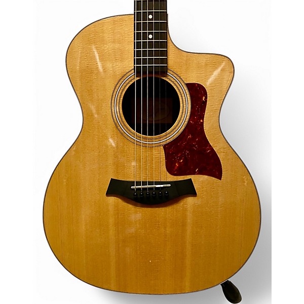 Used Taylor 214CE Natural Acoustic Electric Guitar