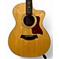Used Taylor 214CE Natural Acoustic Electric Guitar