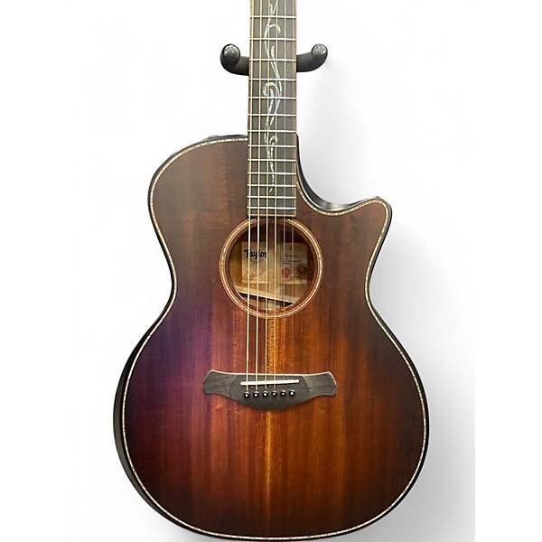 Used Taylor K24CE V-Class Builders Edition Kona Burst Acoustic Electric Guitar