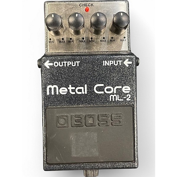 Used BOSS ML2 Metal Core Distortion Effect Pedal