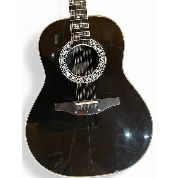 Used 1989 Ovation LEGEND Black 12 String Acoustic Guitar