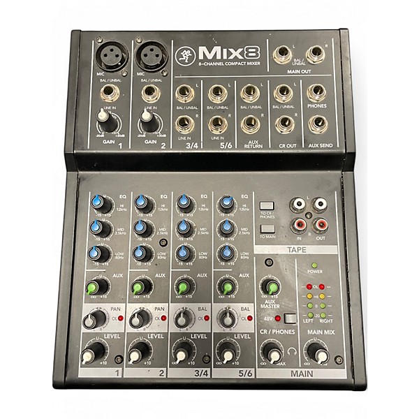 Used Mackie Mix8 Unpowered Mixer