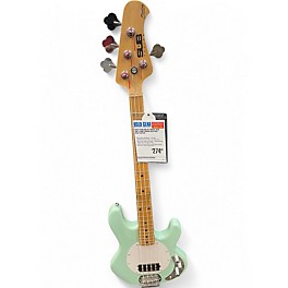 Used Sterling by Music Man Sub 4 Mint Green Electric Bass Guitar