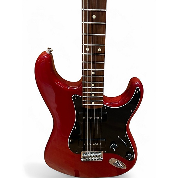 Used Fender NOVENTA STRATOCASTER Crimson Red Trans Solid Body Electric Guitar