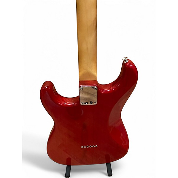 Used Fender NOVENTA STRATOCASTER Crimson Red Trans Solid Body Electric Guitar