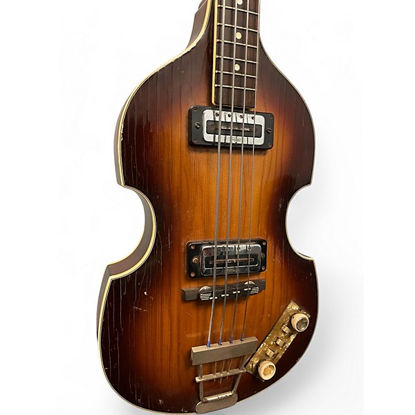 Vintage 1968 Hofner 500/1 Violin Sunburst Electric Bass Guitar