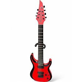 Used Jackson MDK7 PRO PLUS Red Solid Body Electric Guitar