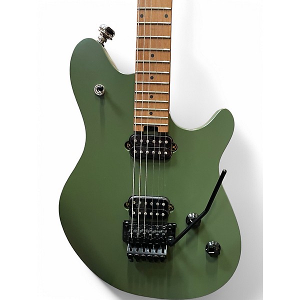 Used EVH Wolfgang Standard Army Green Solid Body Electric Guitar