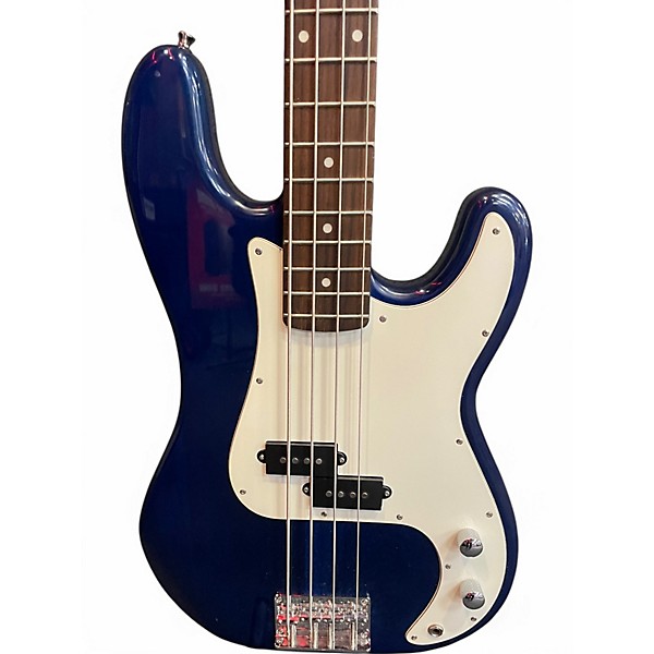 Used Austin APB 200 Blue Electric Bass Guitar