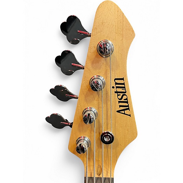 Used Austin APB 200 Blue Electric Bass Guitar