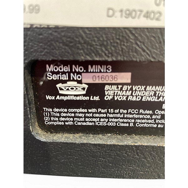 Used VOX Mini 3 Guitar Combo Amp