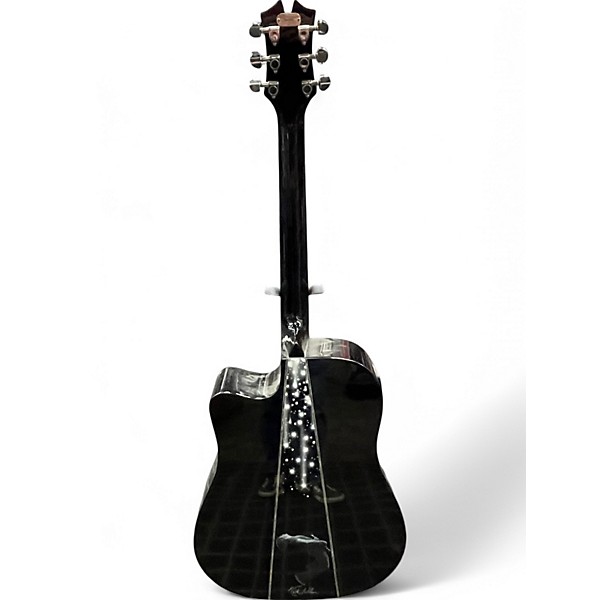 Used Keith Urban Night Star White Acoustic Electric Guitar