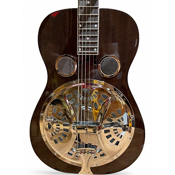 Used Regal RD56  Brown Resonator Guitar